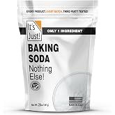 It's Just - Baking Soda, Sodium Bicarbonate, Food Grade 1.25lb | Non-GMO, Made in USA, Cooking, Baking