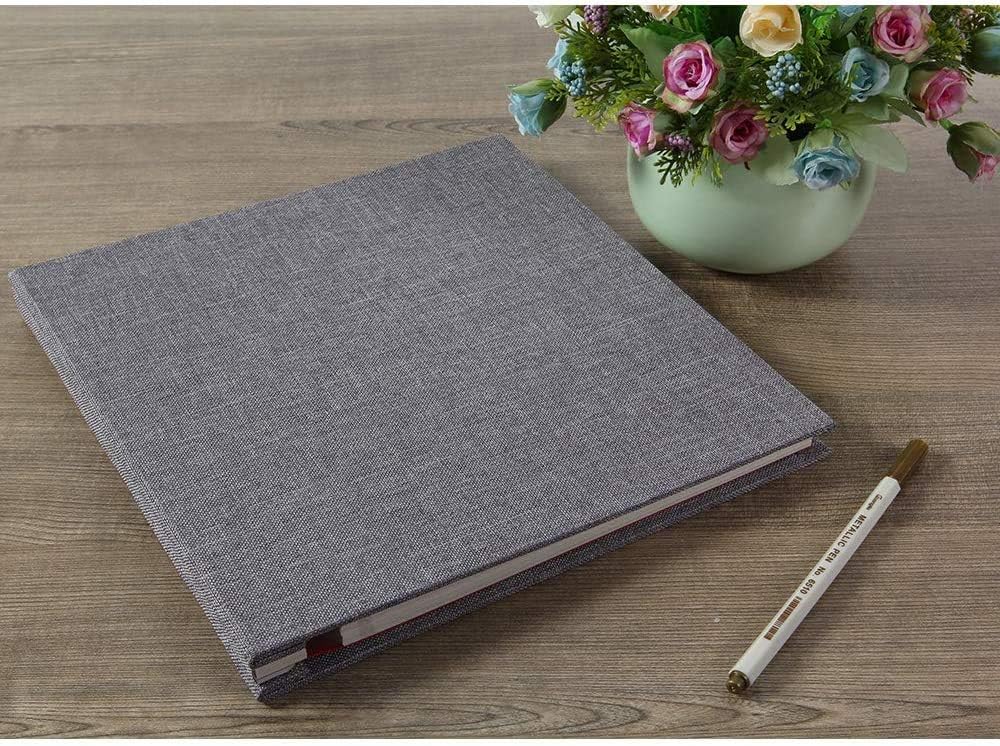 Vienrose Large Photo Album Self Adhesive for 4x6 8x10 Pictures Scrapbook Album DIY Scrap Book 40 Sticky Pages with A Metallic Pen - Image 5