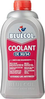 Bluecol BEL001 Coolant OE 30/34 Ethylene Glycol Antifreeze 50/50