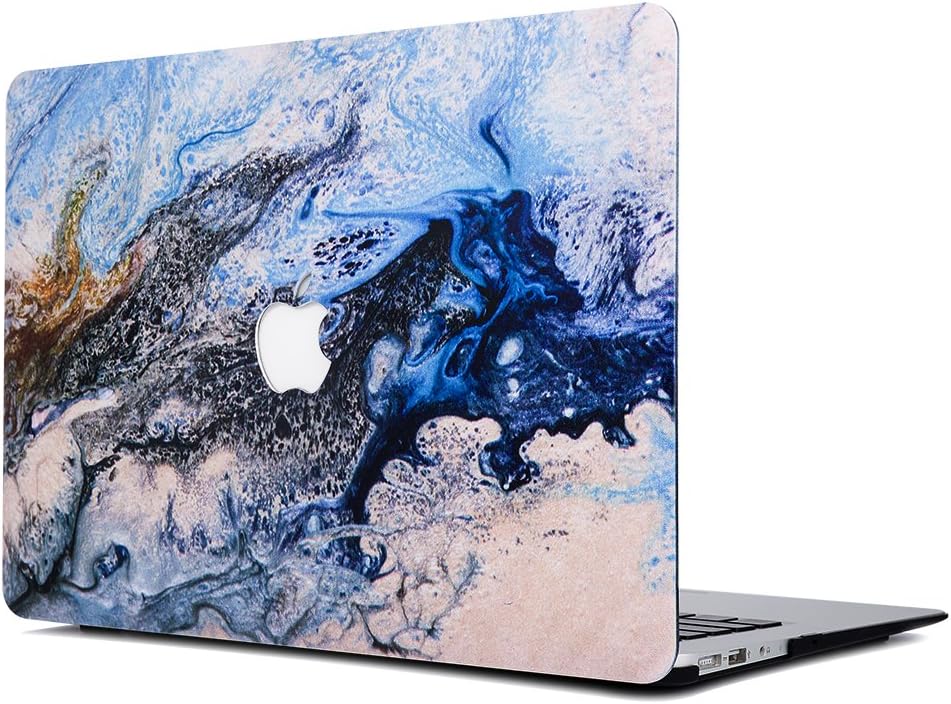 Onkuey Retina 12 inch Case, Art Printing Rubber Coated Soft Touch Plastic Hard Protective Case Cover for New MacBook 12 inch Retina Model A1534, Fantasy Sea