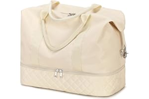 BTOOP Womens Travel Weekender Bag Canvas Carry on Overnight Tote Luggage Duffel Beach Bags