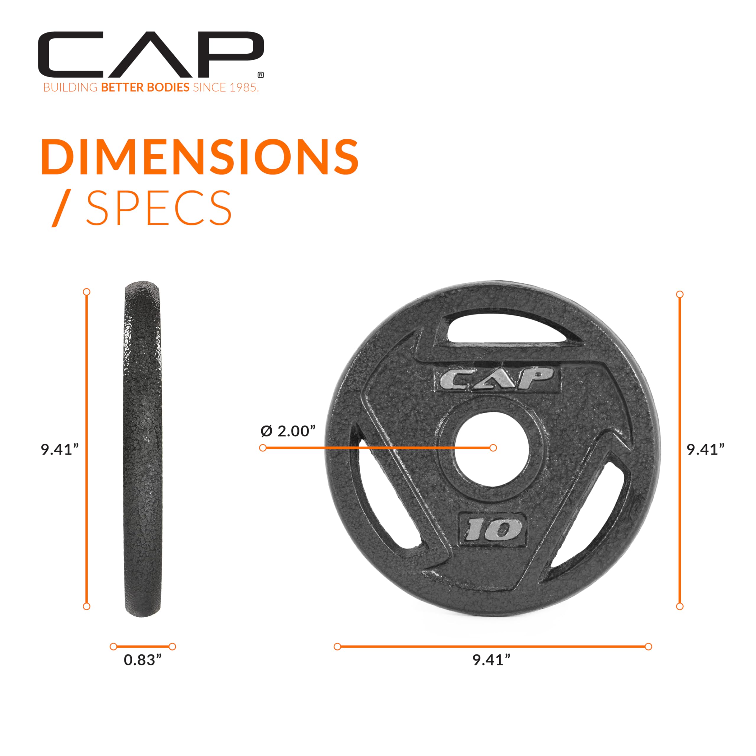CAP Barbell 2-Inch Olympic Weight Plate | Multiple Options