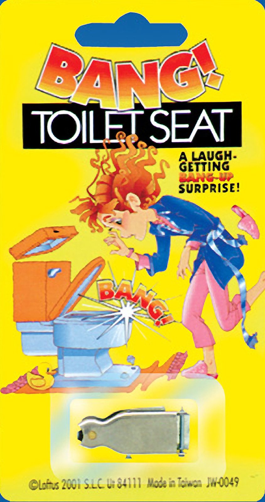 Loftus Joker Bang Toilet Seat Exploding Cap Detonator Bathroom Surprise Funny Joke Trick Toy