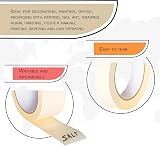 K-One Masking Tape Pack of 6 24mm x 50m for Painters Decorators DIY view 2