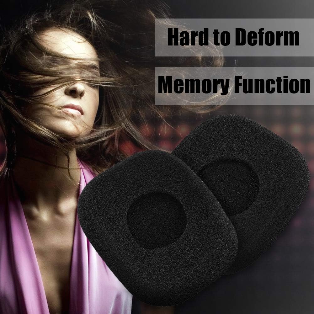 Foam Earpads for Headphone Square Memory Foam Breathable Earbuds Compatible with B&O BeoPlay Form2 2i LC8200 Headphones - Image 5