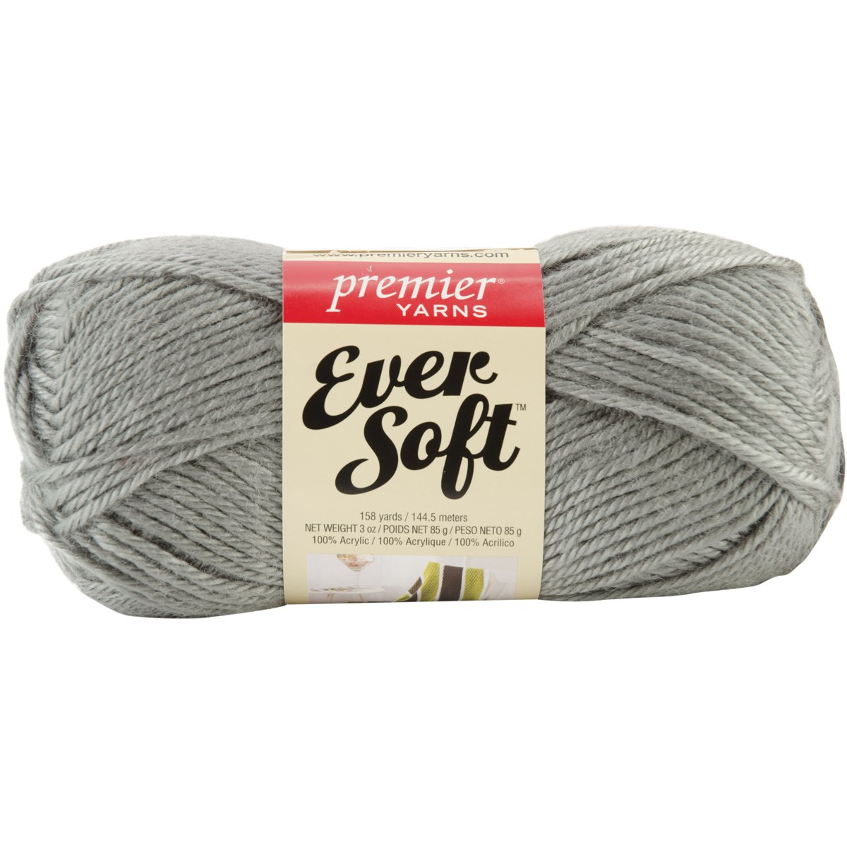 Premier Yarn 3Pack Ever Soft Solid Yarn, Grey Buy Online in UAE. Arts Crafts Products in