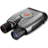 VisioGear True 4K Night Vision Binoculars – Night Thunder X1 Night Vision Goggles for Adults with 3940ft Range, Full Color Photo and Video with App Control, 64GB Card for Camping & Security