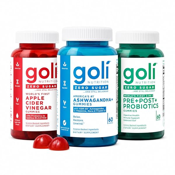 GOLI ZERO SUGAR TRIO – WORLD’S FIRST 3-IN-1...