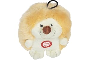 Pet Qwerks Plush Interactive Dog Toys - Chattering Hedgehog - 4.5 in, All Breed Sizes