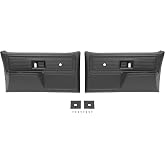 HECASA Pair Door Panels Compatible with 1977-1980 Chevrolet Chevy GMC Truck | Compatible with 1977-1980 Chevrolet Chevy GMC Truck C10 C20 C30 K10 K20 K30 C1500 C2500 C3500 K1500 K2500 K3500 Front Inner