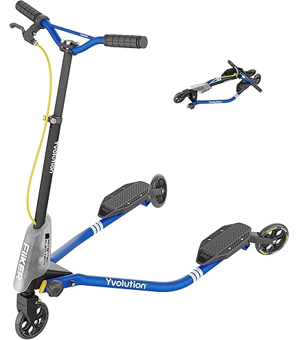 Amazon.com: Yvolution Fliker Drift Scooter, 3-Wheels Wiggle
