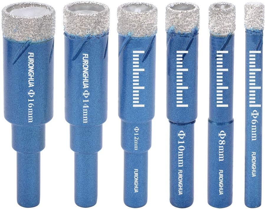 Dry Diamond Drill Bit 16mm Diamond Tipped Drill Bits for Porcelain Tiles Glass with Wax Core All-Purpose Drilling - Image 3
