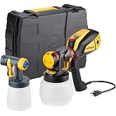 Wagner Spraytech FLEXiO 595 Handheld HVLP Paint and Stain Sprayer | Includes iSpray and Detail Finish nozzles and sprays most unthinned latex with adjustable controls.