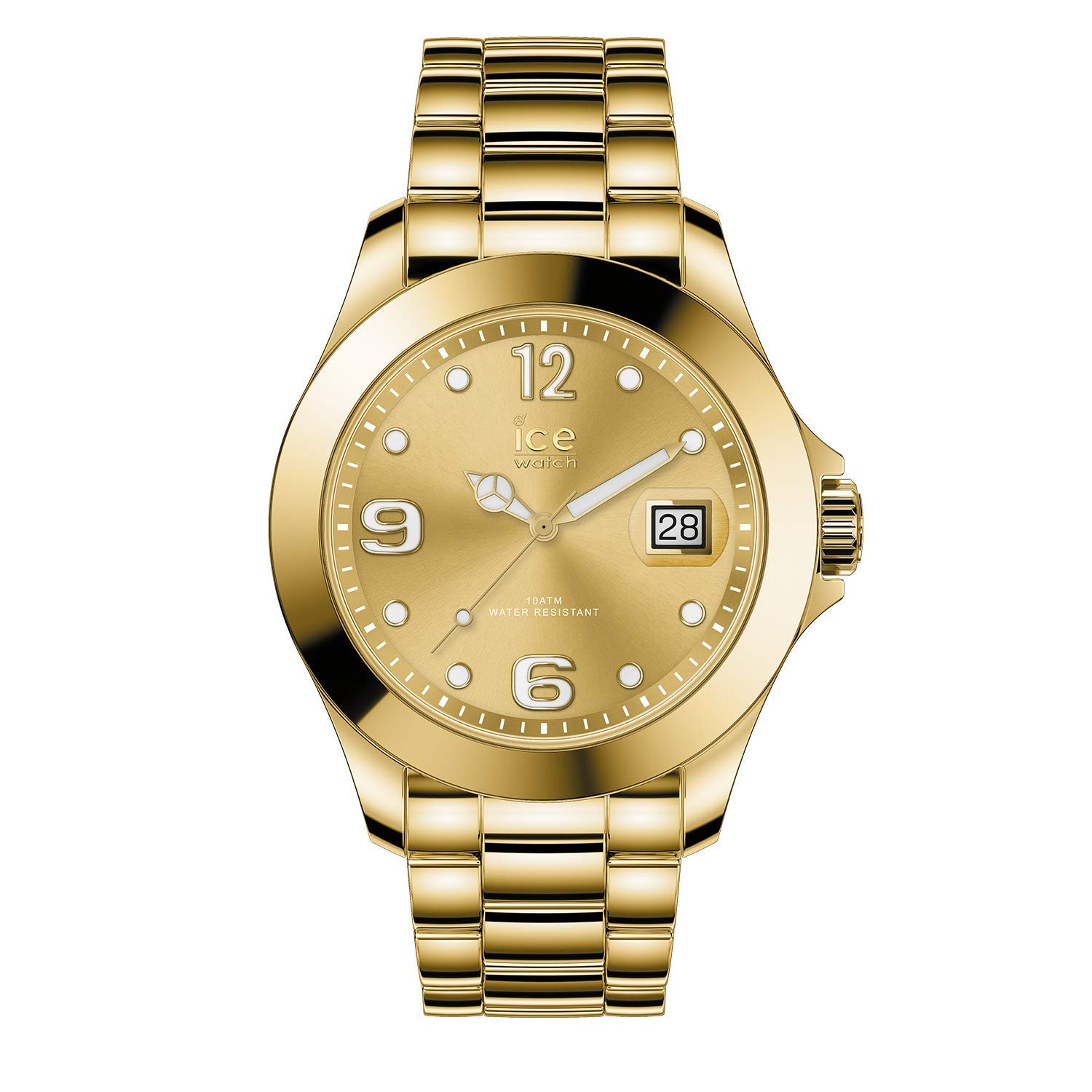 ICE-WATCH - Ice Steel Gold Shiny - Women's Wristwatch with Metal Strap - 016777 (Medium)