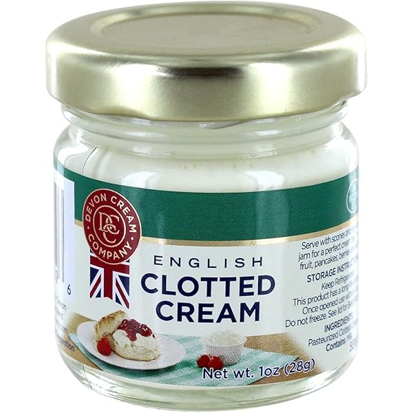 Amazon.com: Clotted Cream - 1oz (Case of 12) : Grocery & Gourmet Food
