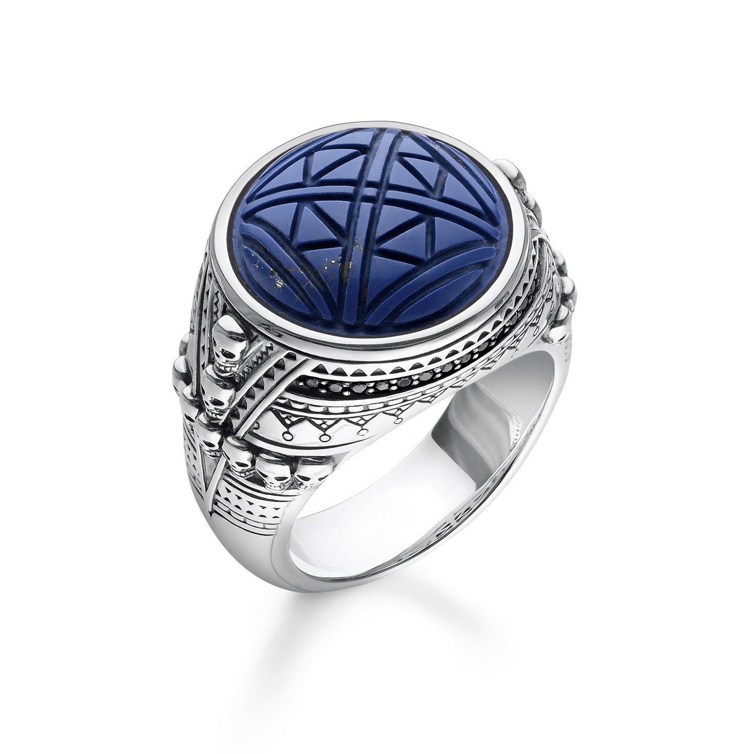 THOMAS SABO Men Silver Piercing Ring TR2204-534-1-54