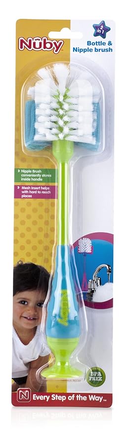 nuby bottle brush with stand