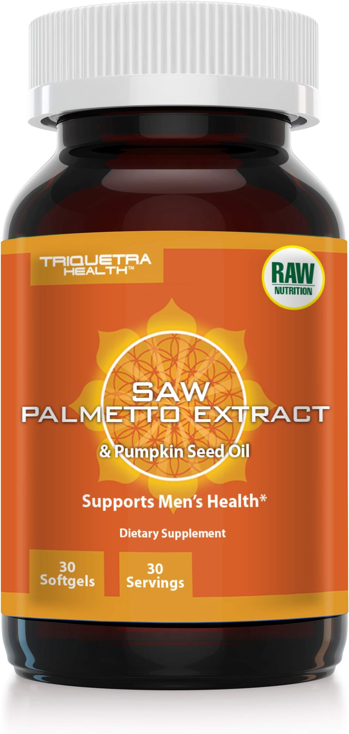 Saw Palmetto Extract 10x Potency Plus Pumpkin Seed Oil 30