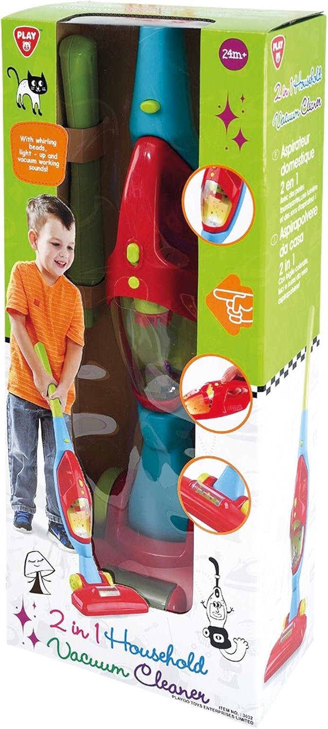 Playgo 3032 - Kinder Staubsauger 2in1 mit Handstaubsauger by PlayGo