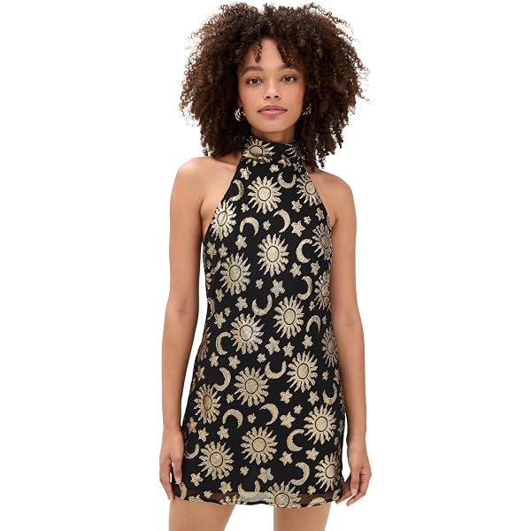 knee length dresses for ladies Jasmine Halter Mini Dress ~ Black Luxe Satin – Show Me Your Mumu
