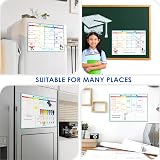 KTRIO Monthly Planner Whiteboard A3 Magnetic Fridge Calendar Chore Chart view 7
