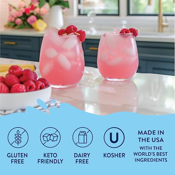 JORDAN’S SKINNY MIXES SUGAR FREE SYRUP, RASPBERRY FLAVOR, FRUIT FLAVORED WATER ENHANCER, DRINK MIX FOR ICE TEA, LEMONADE & MORE, ZERO CALORIE FLAVORING, KETO FRIENDLY, 25.4 FL OZ, 1 PACK