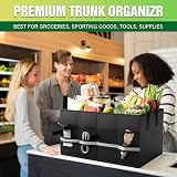 K KNODEL Car Boot Organiser Small Black Storage Box and Bag view 5