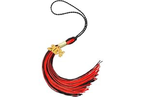 CYTOKIO 2024 Graduation Tassel, Graduation 2024 Tassel, Graduation Cap Tassel for Graduation Cap 2024 Graduation Hat Decoration Tassel with The 2024 Year Gold Charm for Graduation Party Ceremonies Red Black
