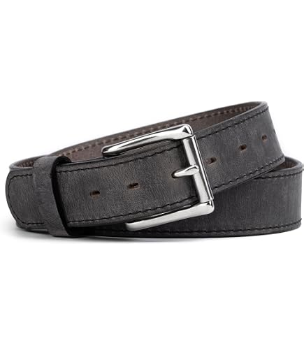 Ted Baker London CONABY Printed Leather Belt, BLACK, 28 at  display picture 1