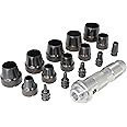 Mayhew Tools 66000 Hollow Punch, 16-Piece Set, Black