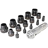 Mayhew Tools 66000 Hollow Punch, 16-Piece Set, Black
