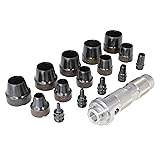 Mayhew Tools 66000 Hollow Punch, 16-Piece Set, Black