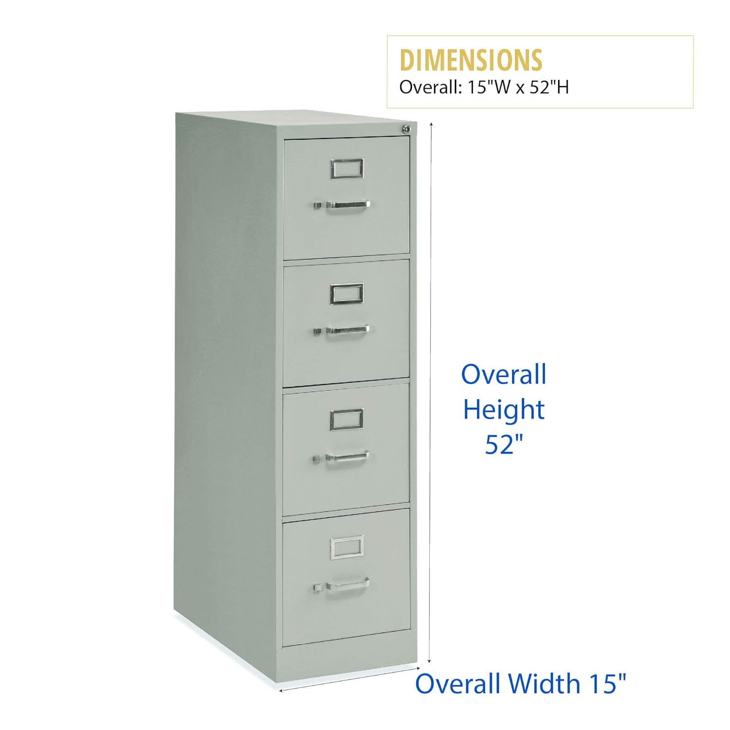Amazon Com Officesource Drawer Metal Dual File Pedestal For Office Industrial Scientific