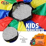 GSi Kids Play Parachute Rainbow 30ft Parachute Toy Tent Game view 4