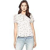 Sugar Lips Women's Reyes Floral Print Ruffled Blouse