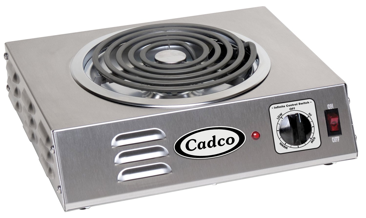 Cadco CSR-3T Countertop Hi-Power Single 120-Volt Hot Plate
