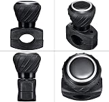 Spurtar Steering Wheel Knob Universal Car Wheel Aid Spinner Black view 4