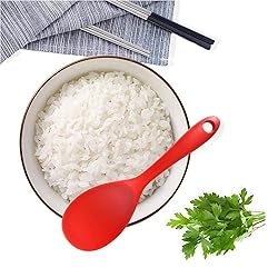 Silicone Rice Paddle Spoon Set of 2,Non Stick Heat