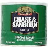 Chase &amp; Sanborn Coffee, Special Roast Decaf Ground Coffee, Medium Roast, 23 Ounce