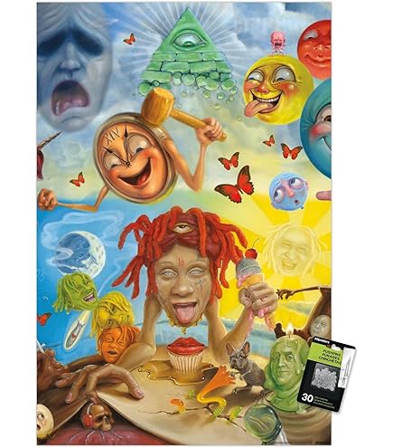 Trippie Redd - Trip at Knight | Album Cover Poster – Sunny Designs Posters Trippie Redd - Trip at Knight | Album Cover Poster – Sunny Designs Posters