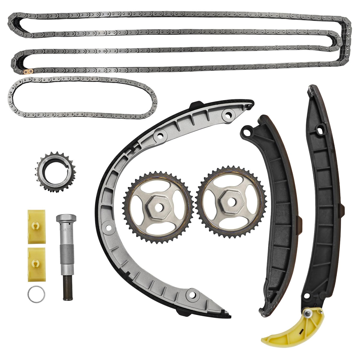 Photo 1 of Timing Chain Kit Fit for Porsche Cayenne 957 958 2008-2018 for Panamera 970 2010-2016 for Sport 4.8L V8, Replace# 94810516612 94810516910 94810506510 94810506811