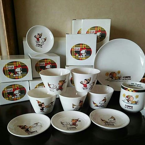 Amazon Co Jp スヌーピー 伊勢丹 クリスマス 豆皿 フリーカップ マグカップ プレート 11点セット Snoopy In Isetan Hobby