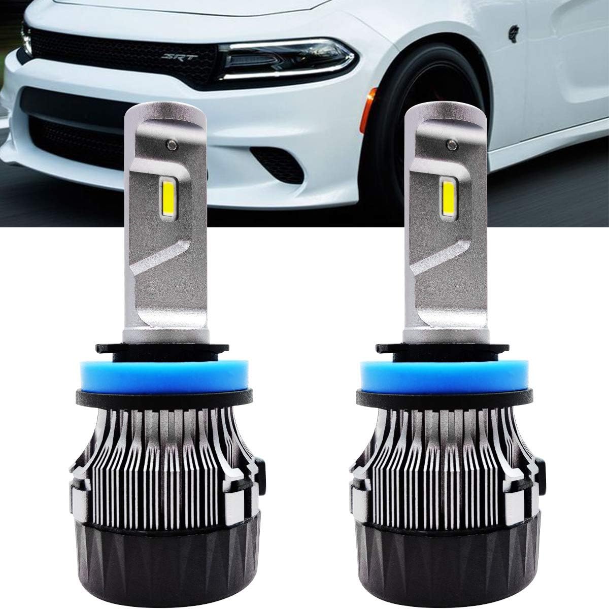 Charger LED Low Beam Headlight Bulbs for 20112014 Dodge