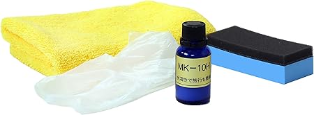 Amazon Mk 10h ガラスコーティング剤 ギガクリスタル 車用 高硬度 小傷 洗車傷防止 超光沢 ツヤ 撥水 カンタン施工 コーティング剤 車 バイク