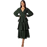 Petal & Pup Womens Pippa Long Sleeve Midi Dress