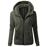 Women Fleece Jacket Plus Size Fashion Casual Zipper