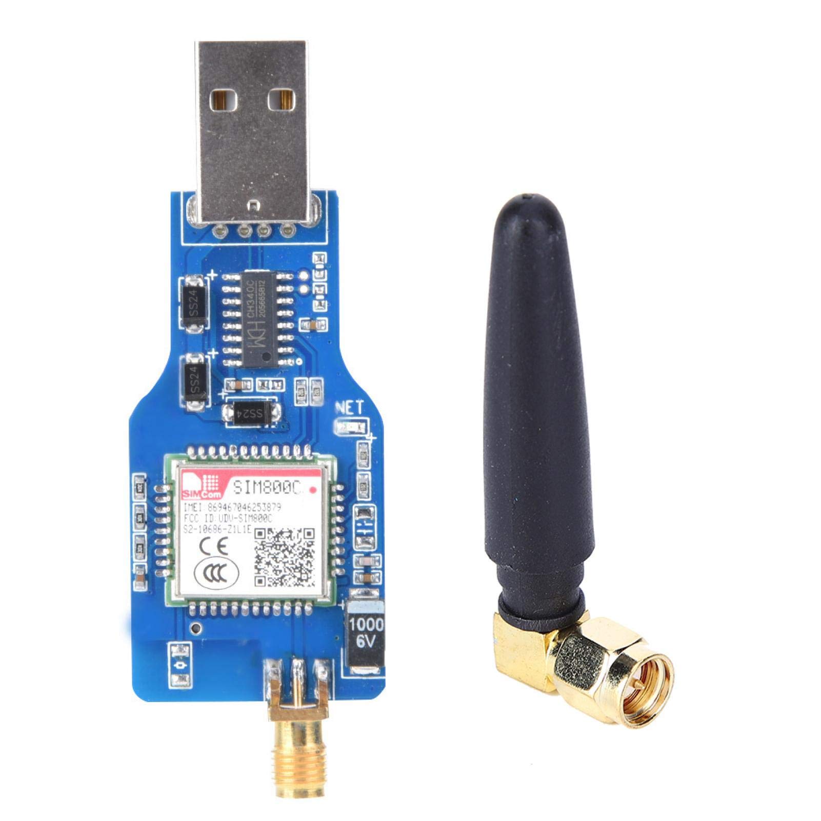 GPRS Transmission Four Frequency GSM/GPRS SIM800C USB to GSM Serial Module with Bluetooth Function LC GSM SIM800C