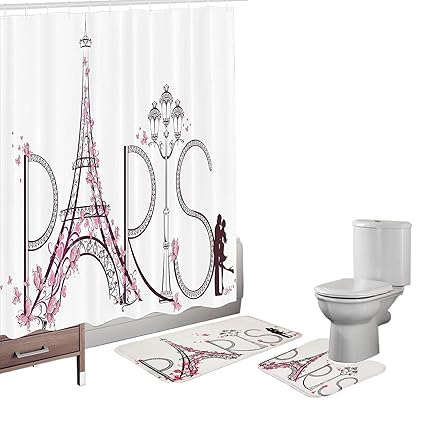 Home Garden Vintage Paris Eiffel Tower Bathroom Collection