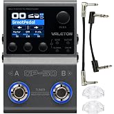 Valeton GP-50 SnapTone Multi-Effects Processor Pedal, IR Loader &amp; Neural Amp Modeler, USB Interface, Drum Machine, Looper, Bluetooth, 100+ FX, Patches with Tonebird and MXR TRS Patch Cable Bundle