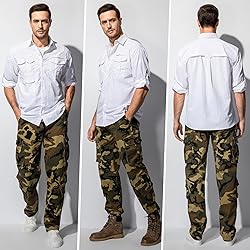 Men's BDU Casual Military Pants, Tactical Wild Army